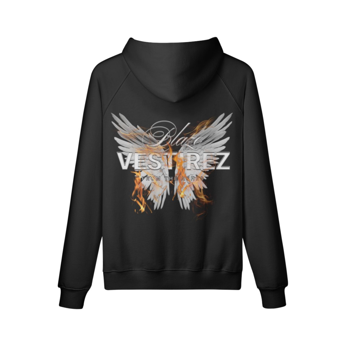 Fire Wings - Black Hoodie