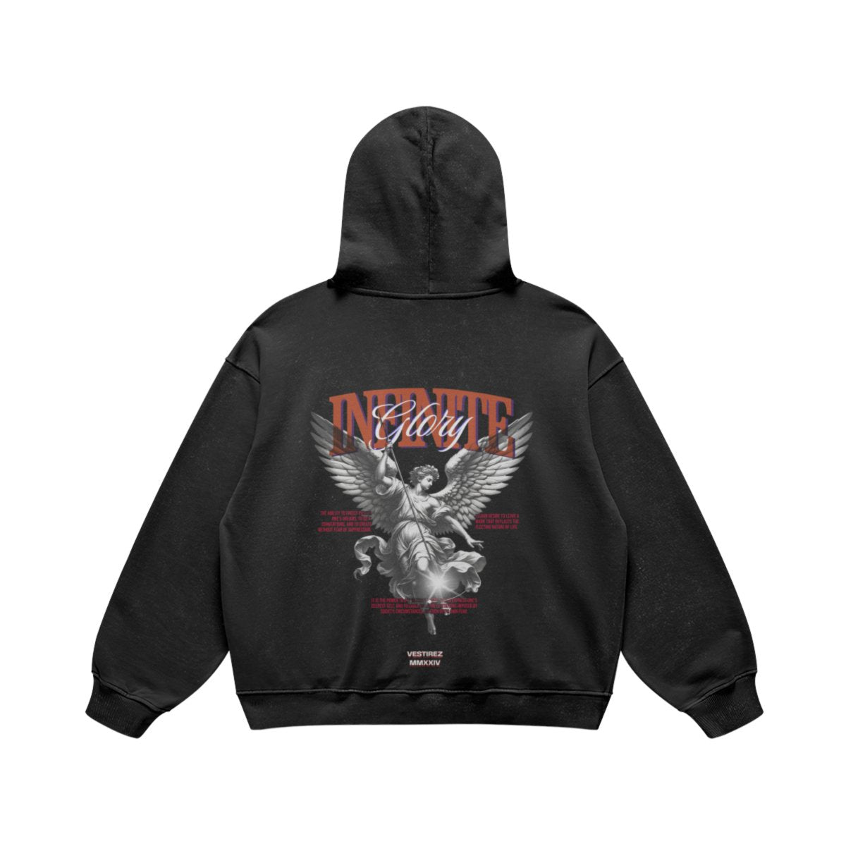 Infinite Glory - Faded Black Hoodie