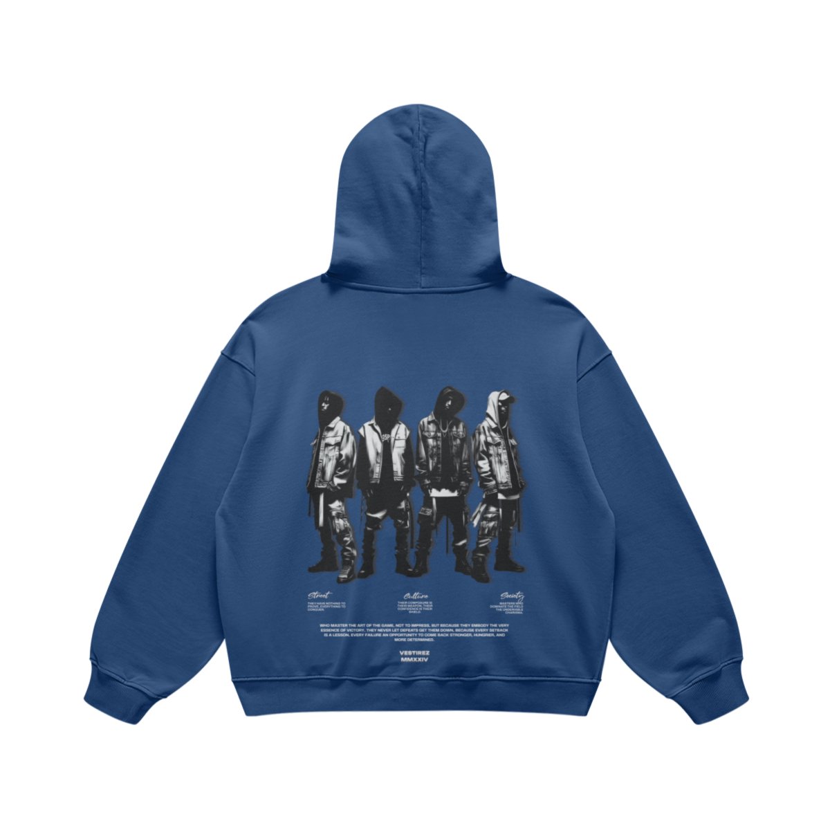 True FKN Players - Kashmir Blue Hoodie