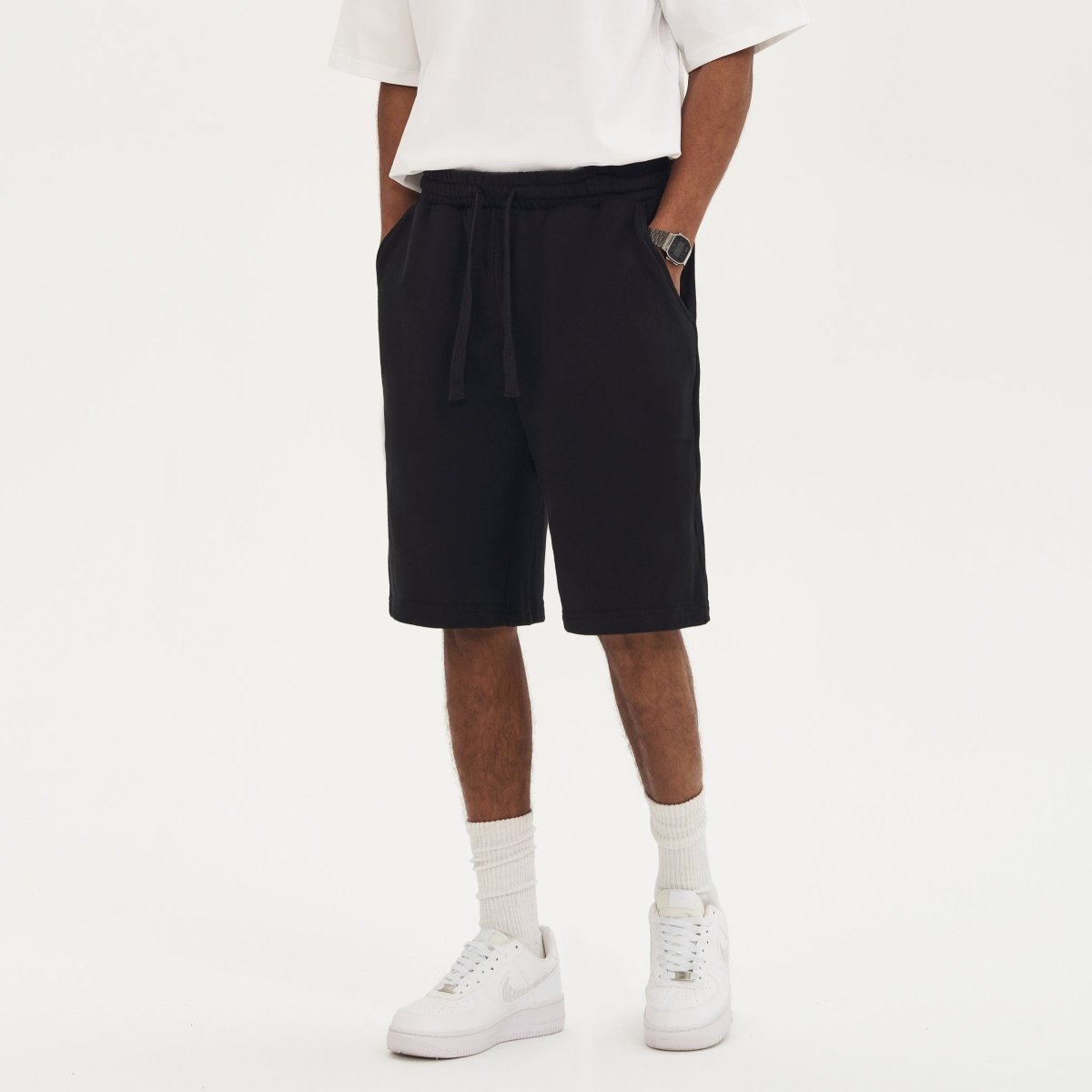 VESTIREZ - Black Sweat shorts