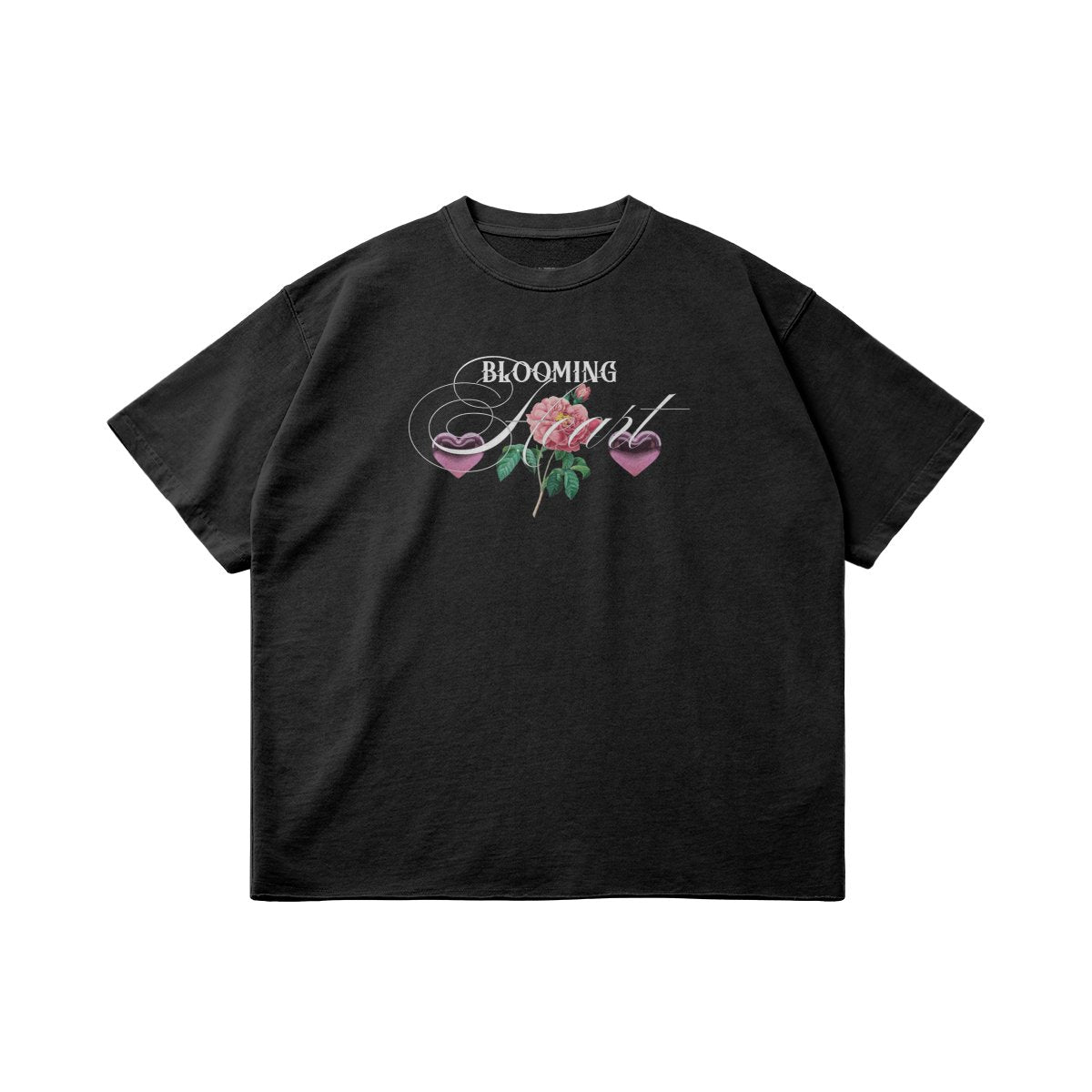 BLOOMING HEART - Oversized T-shirt