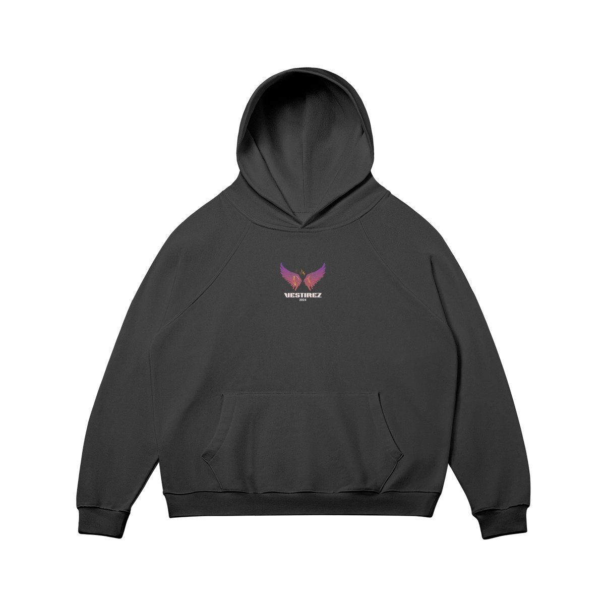 Fire Wings - Black Hoodie