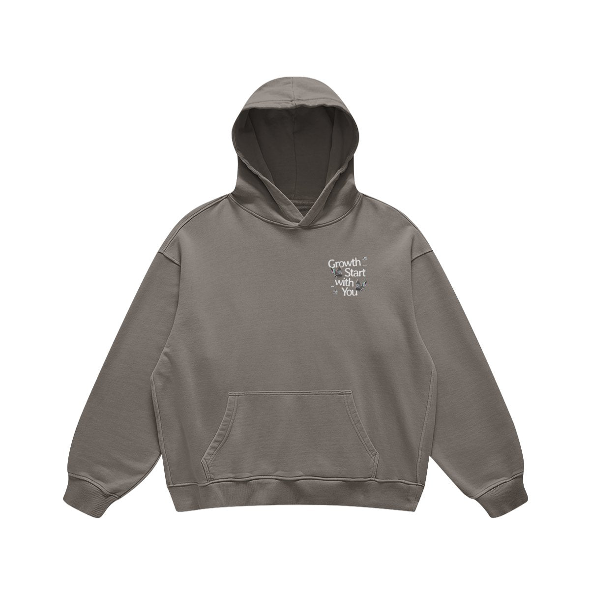 Grow Starts With You - Friar Grey Hoodie